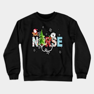 Nurse Stethoscope Christmas Tree Ornaments Decor Crewneck Sweatshirt